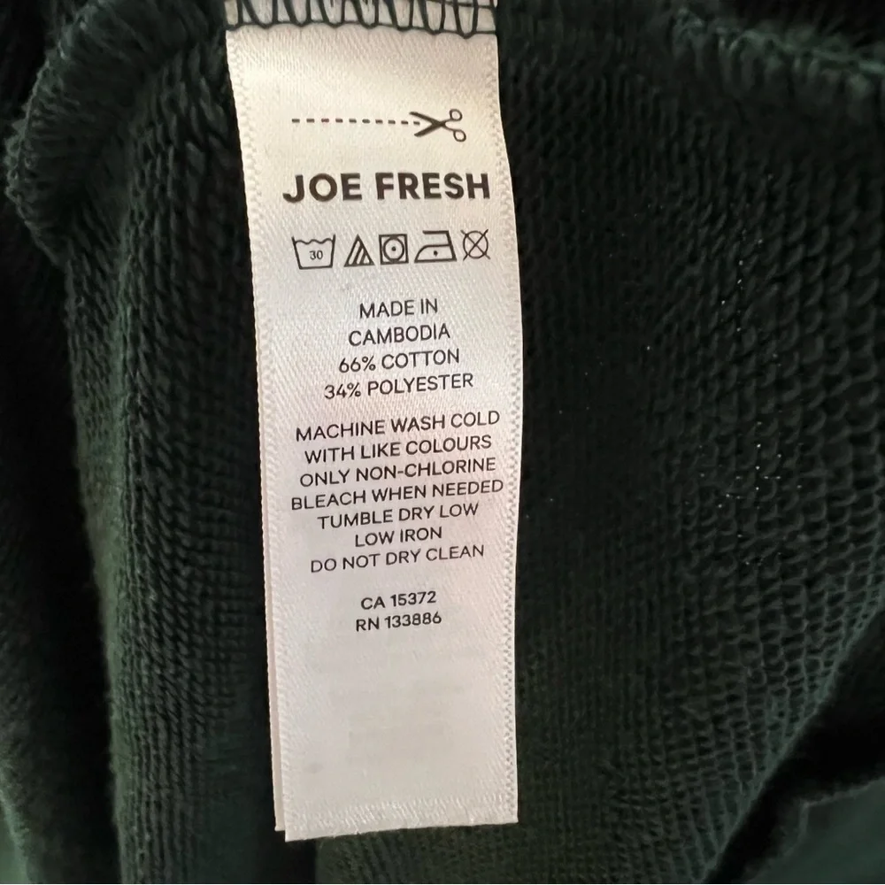 NWOT Joe Fresh two piece lounge wear set hoodie and jogging pants womenโs medium - Picture 13 of 14